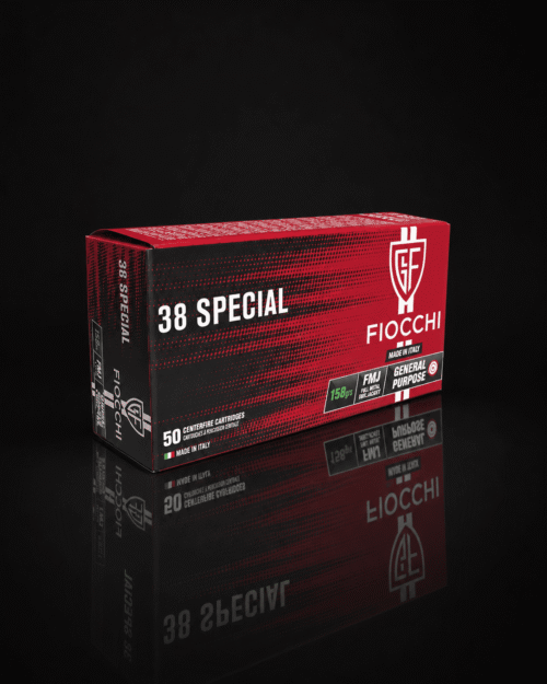 Cartouches Fiocchi .38 Special FMJ 158 grs