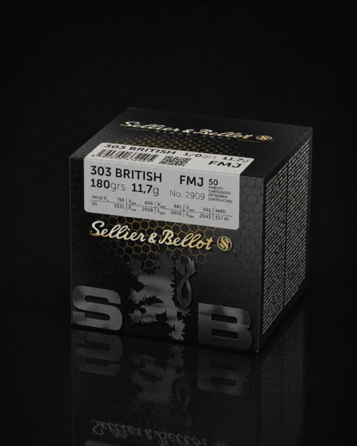 Cartouches Sellier & Bellot .303 British FMJ 11,7 g x50