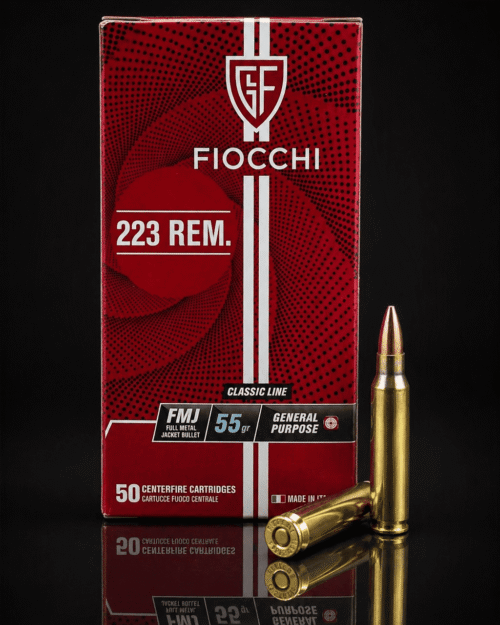 Cartouches Fiocchi .223 Rem FMJ 55 gr