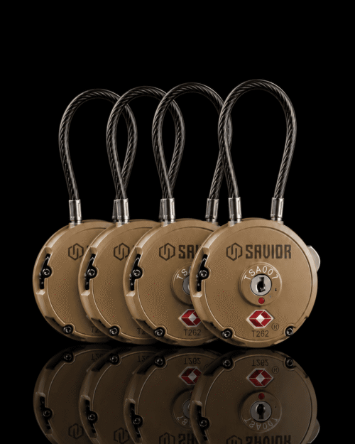 Savior – Cadenas à câble TSA – divers coloris